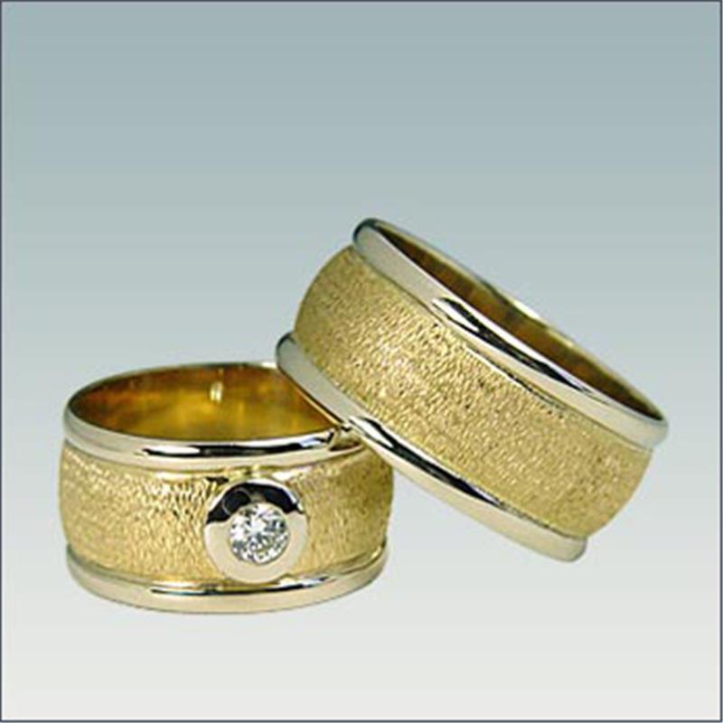 Poročni kombiniran prstan M 201