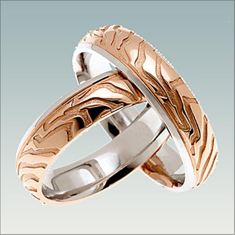 Poročni kombiniran prstan MN123