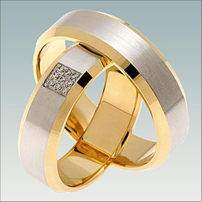 Poročni kombiniran prstan MN243